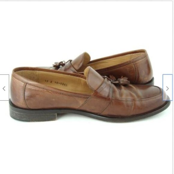 Johnston and Murphy Brown Leather  Tassel Loafers main image 8